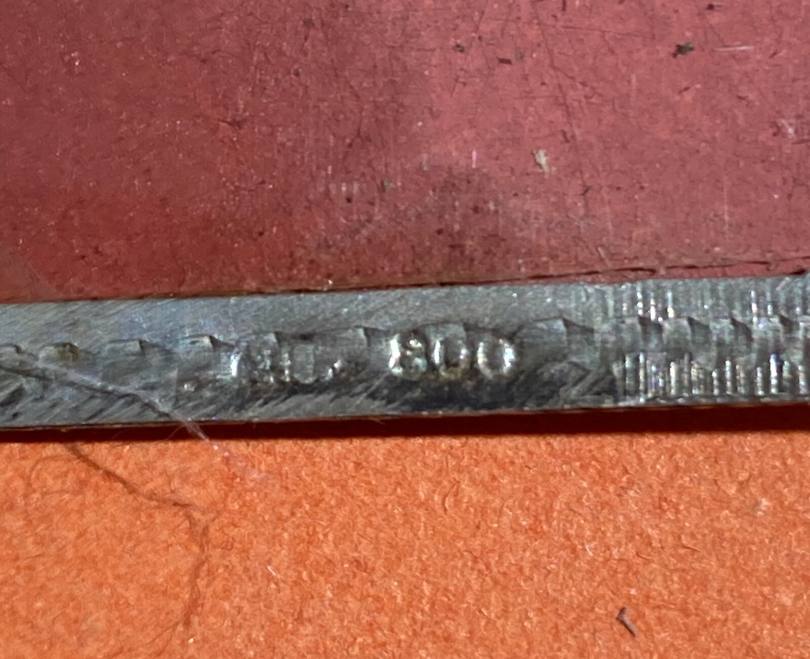 Portaritratti Tascabile In Argento 800 Cesellato
