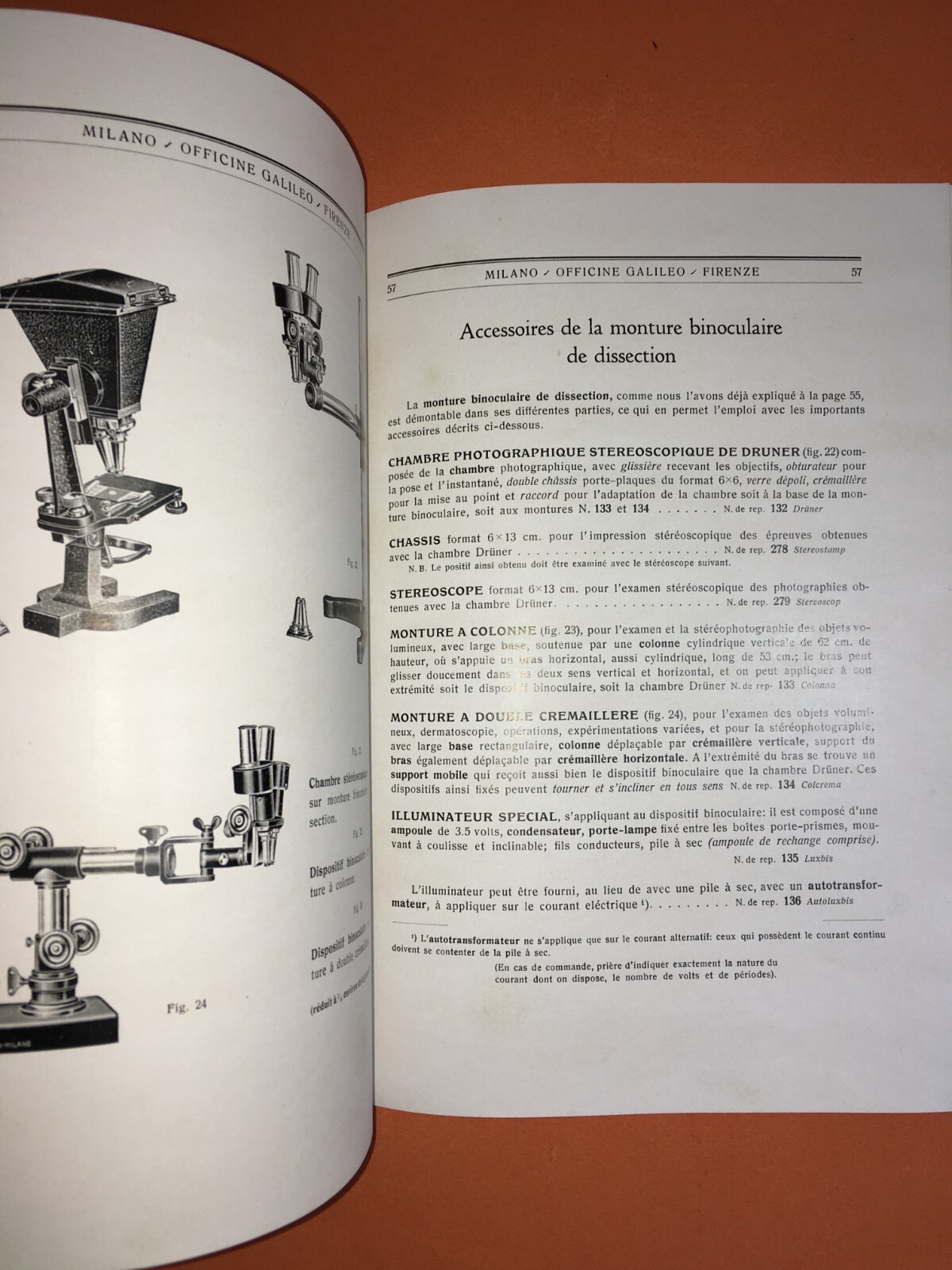 Scienza, Tecnica, Ottica, Microscopia   Koristka, Officine Galileo   Catalogo, 1931