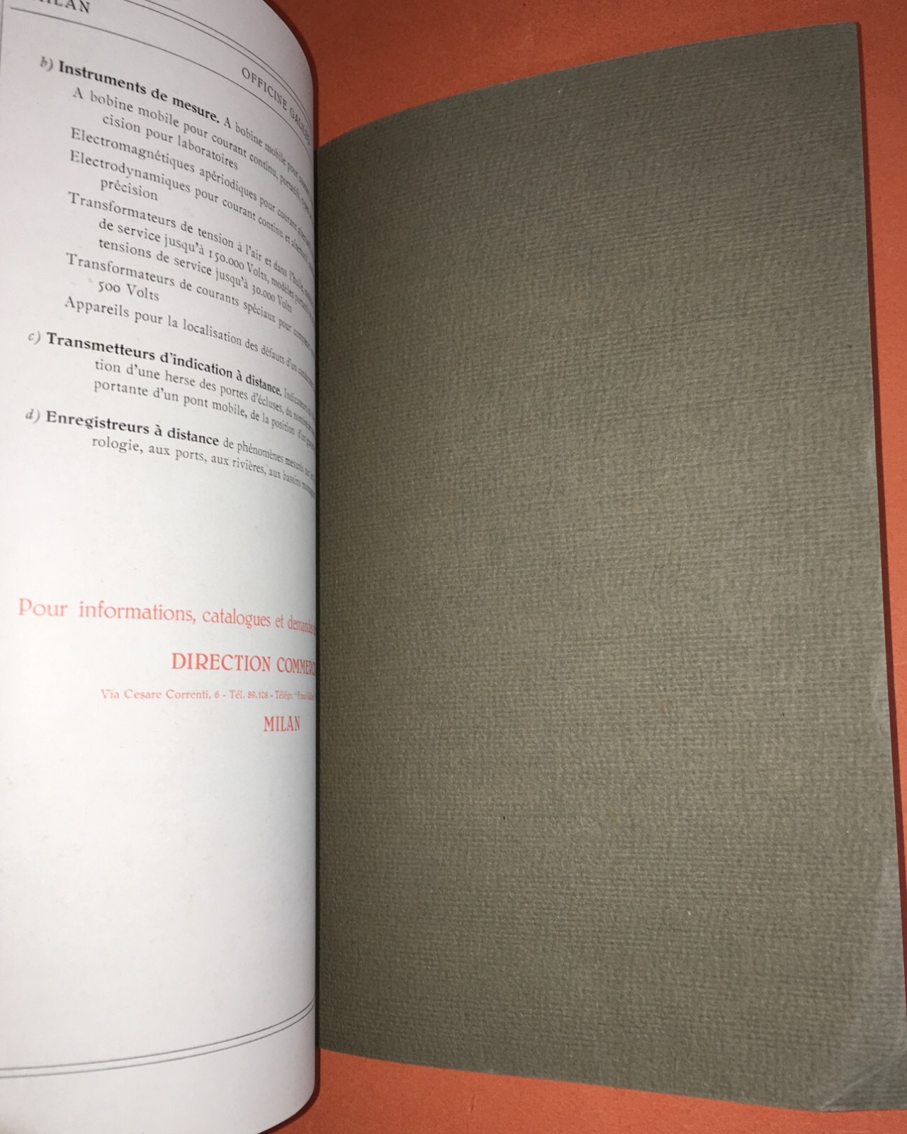 Scienza, Tecnica, Ottica, Microscopia   Koristka, Officine Galileo   Catalogo, 1931