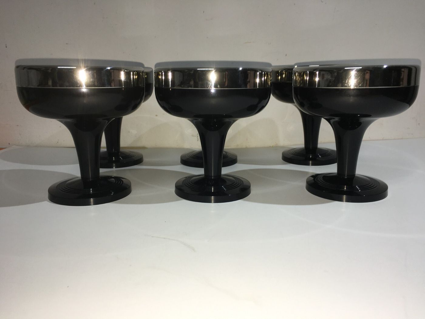 Set Da Gelato Morinox Con Sei Coppette E Vassoio