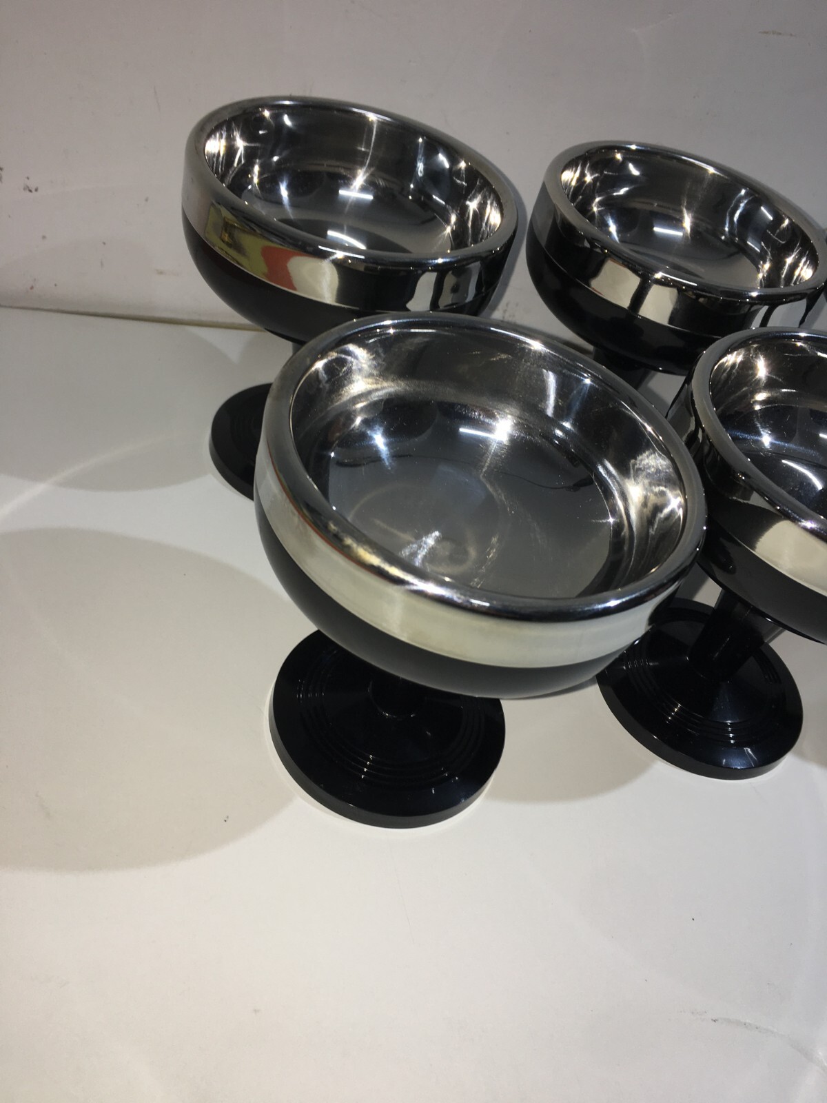Set Da Gelato Morinox Con Sei Coppette E Vassoio