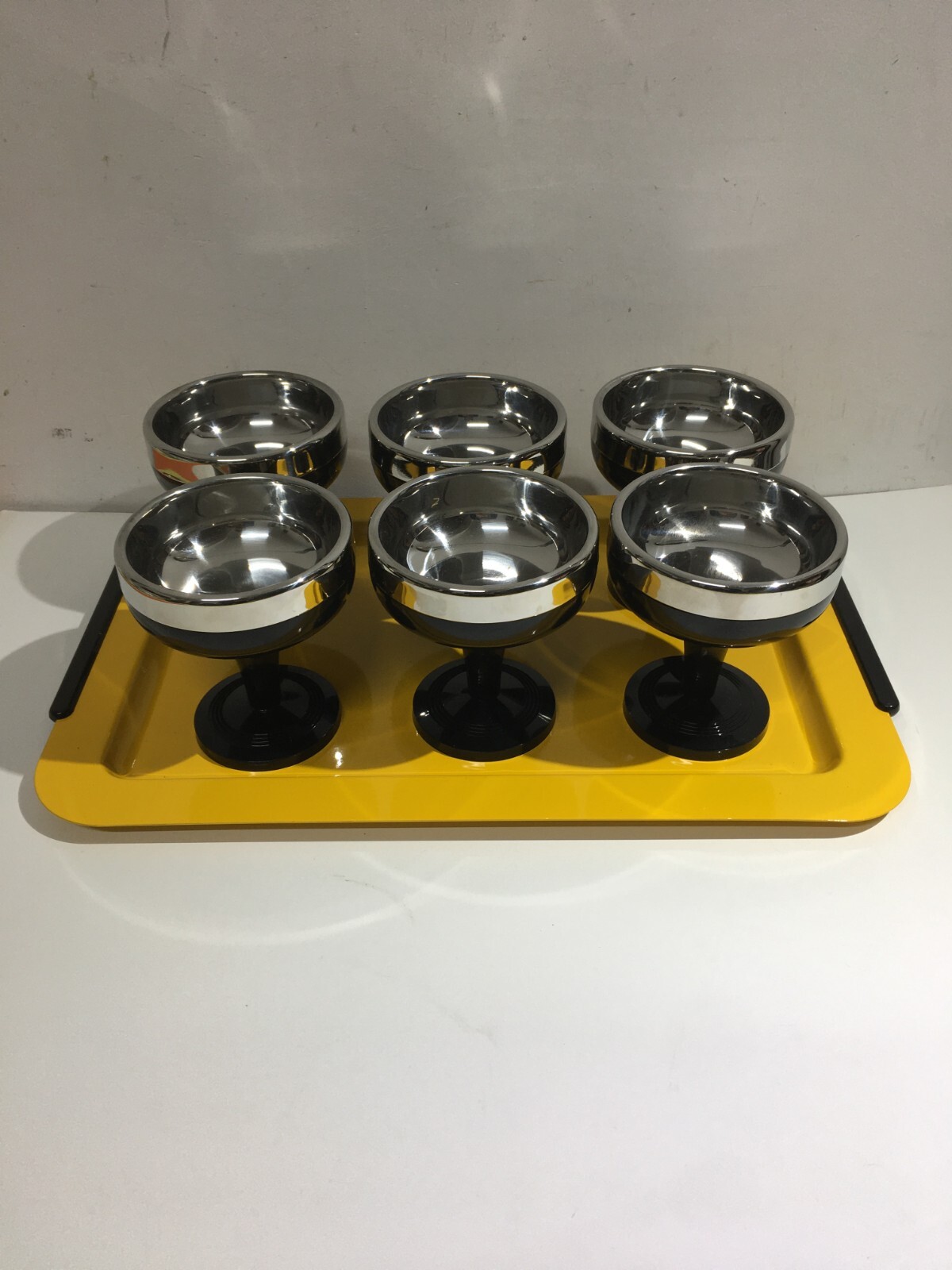 Set Da Gelato Morinox Con Sei Coppette E Vassoio