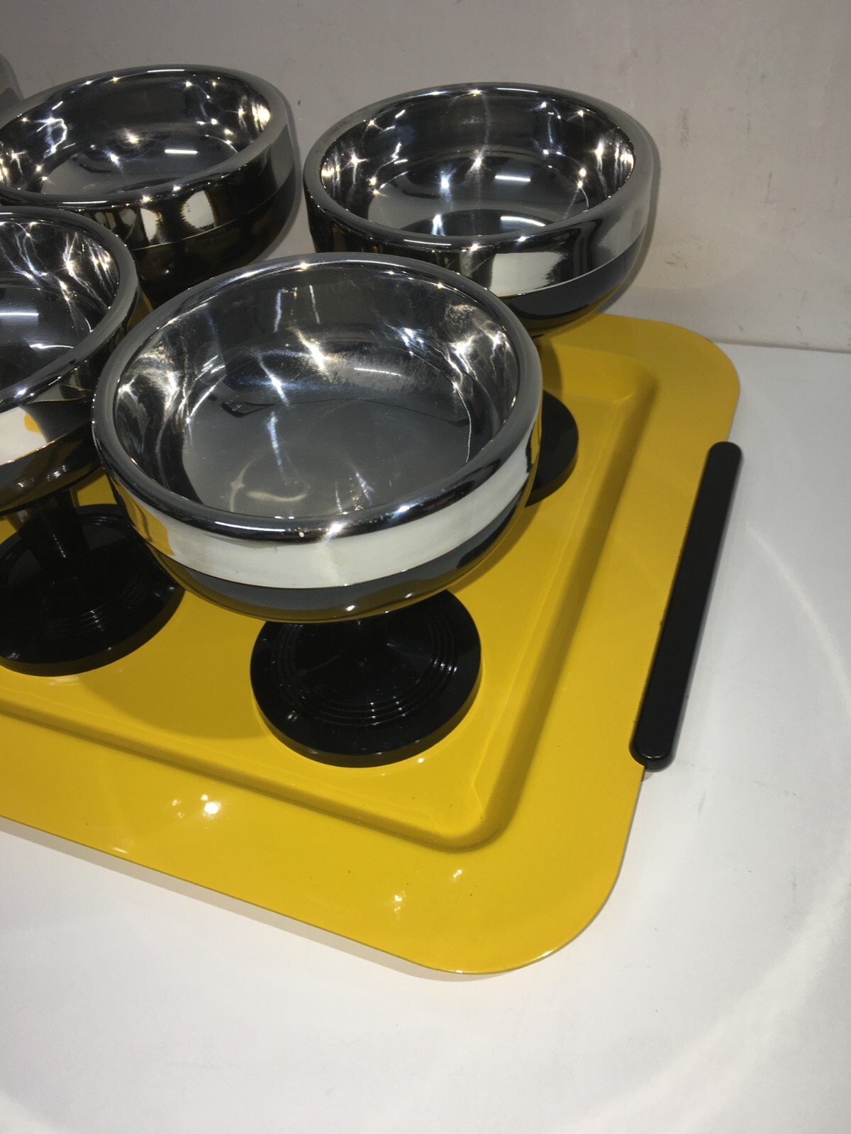 Set Da Gelato Morinox Con Sei Coppette E Vassoio