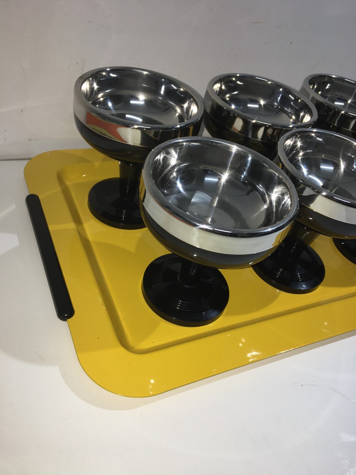 Set Da Gelato Morinox Con Sei Coppette E Vassoio