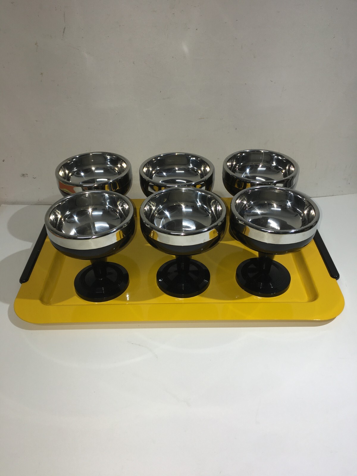 Set Da Gelato Morinox Con Sei Coppette E Vassoio