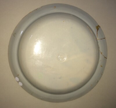 Ceramica Popolare Abruzzese, Piatto Decorato, Firmato E Marcato