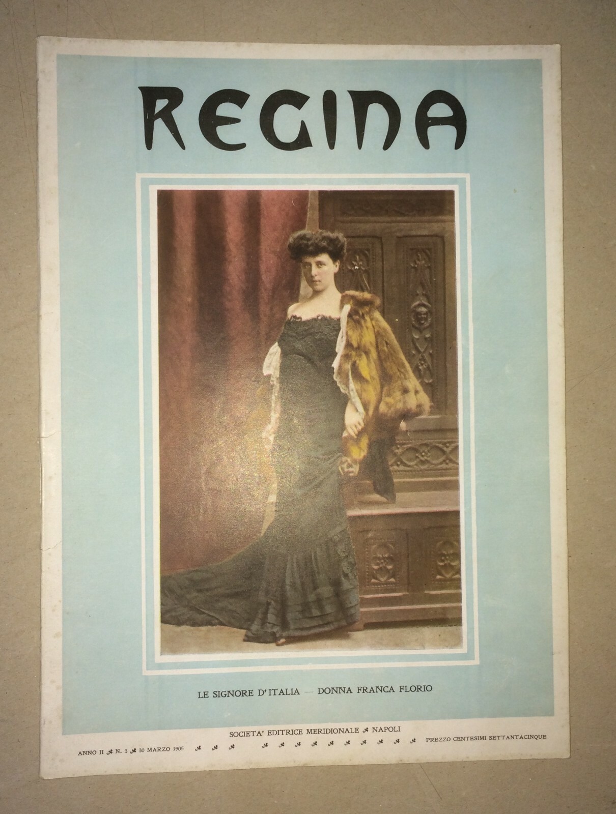 Araldica, Nobiltà E Mondanità: Donna Franca Florio Nella Rivista Regina (1905)