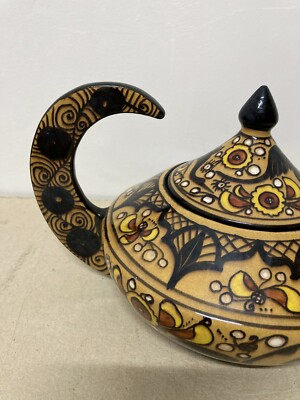 Albisola: Ceramica Artistica Con Ampio Decoro Floreale E Volatile, Novecento