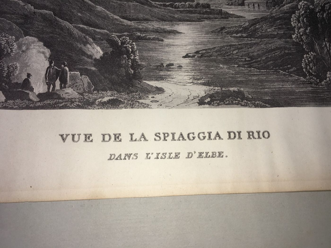 Isola d'Elba, Spiaggia Di Rio: Veduta Animata, Stampa Decorativa