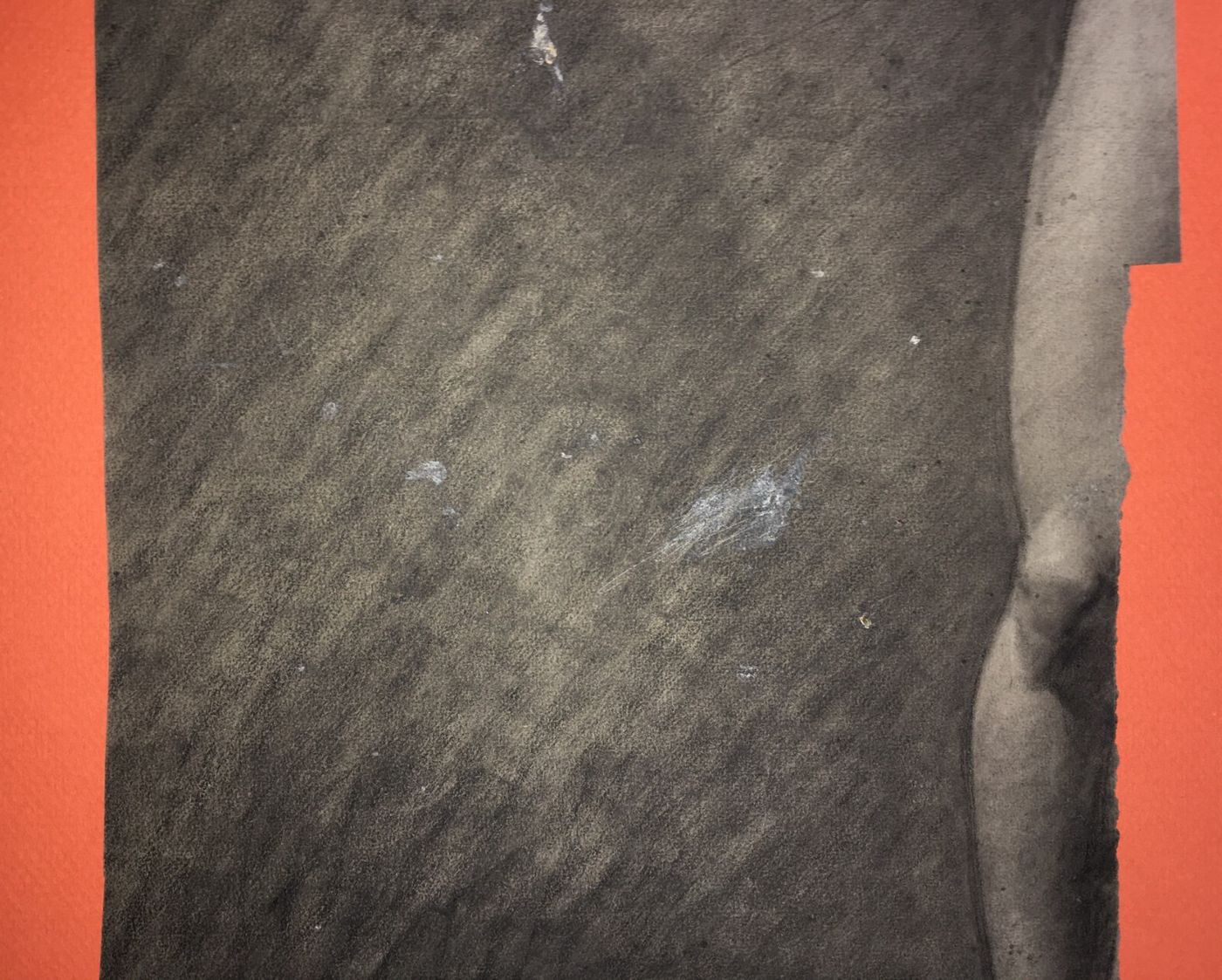 Disegno Antico Di Nudo Maschile   Bozzetto Accademico