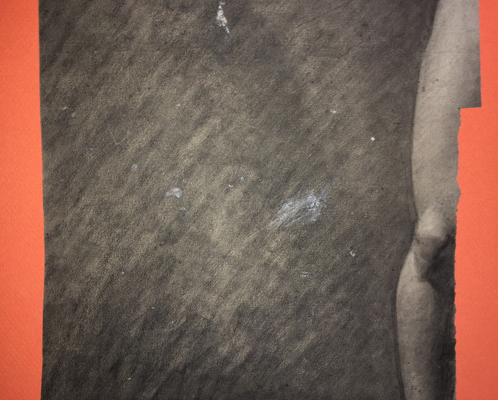 Disegno Antico Di Nudo Maschile   Bozzetto Accademico