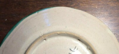 Arte Ceramica: Scena Con Bagnanti E Pesci, Mare, Vietri, Avallone, d'Epoca
