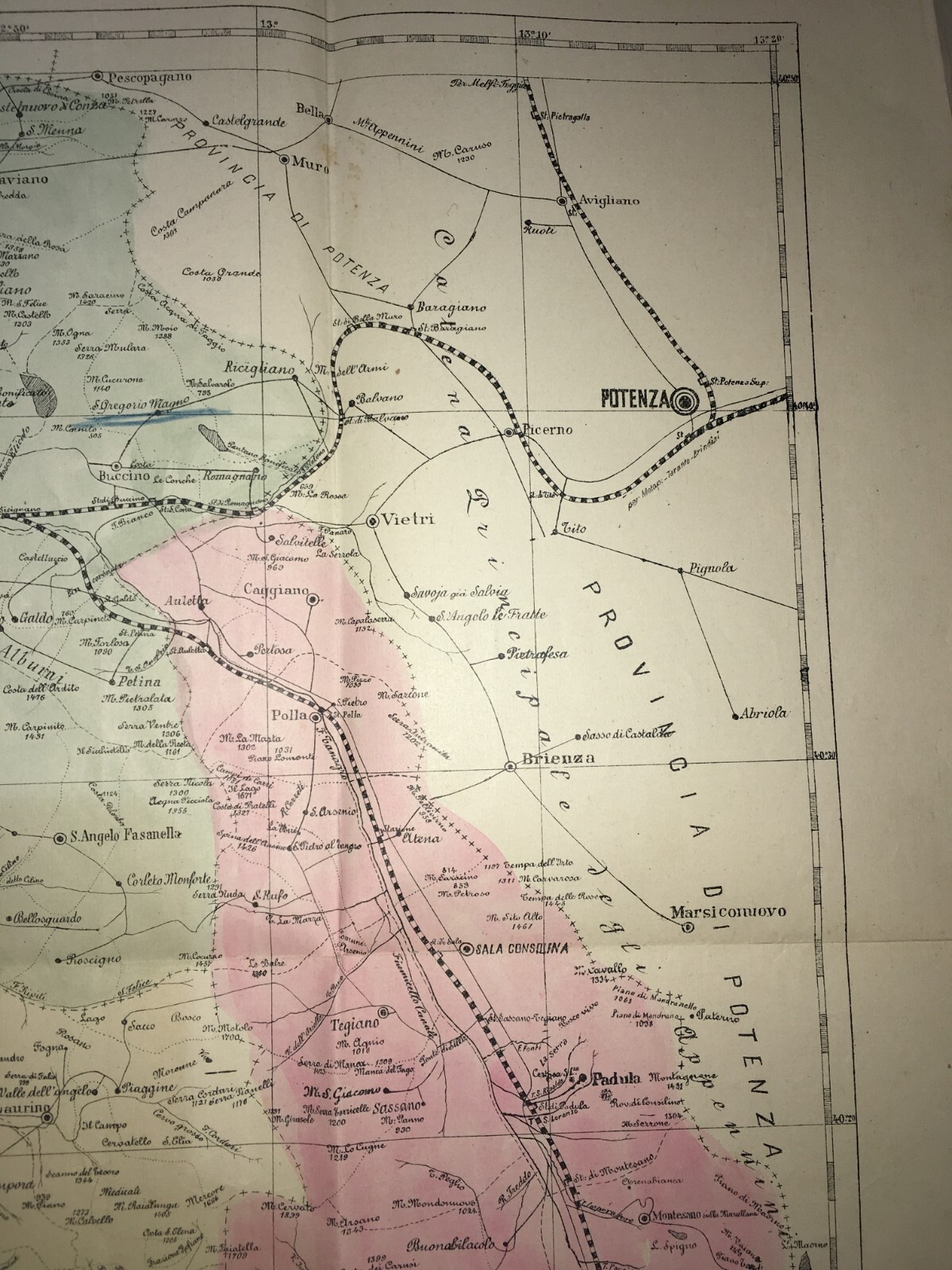 Antica Cartografia Della Provincia Di Salerno E Della Basilicata M. Quartulli