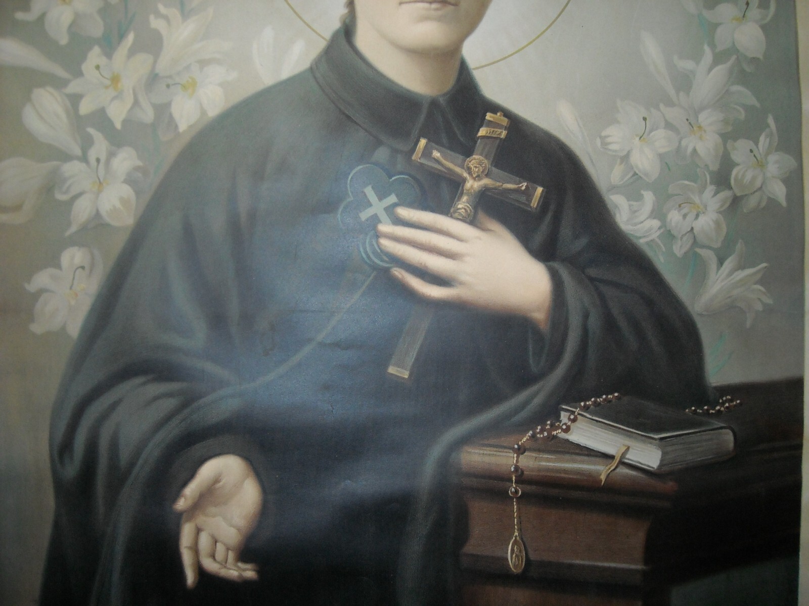 Grande Stampa Popolare Devozionale Di Santa Gemma Galgani, 1933