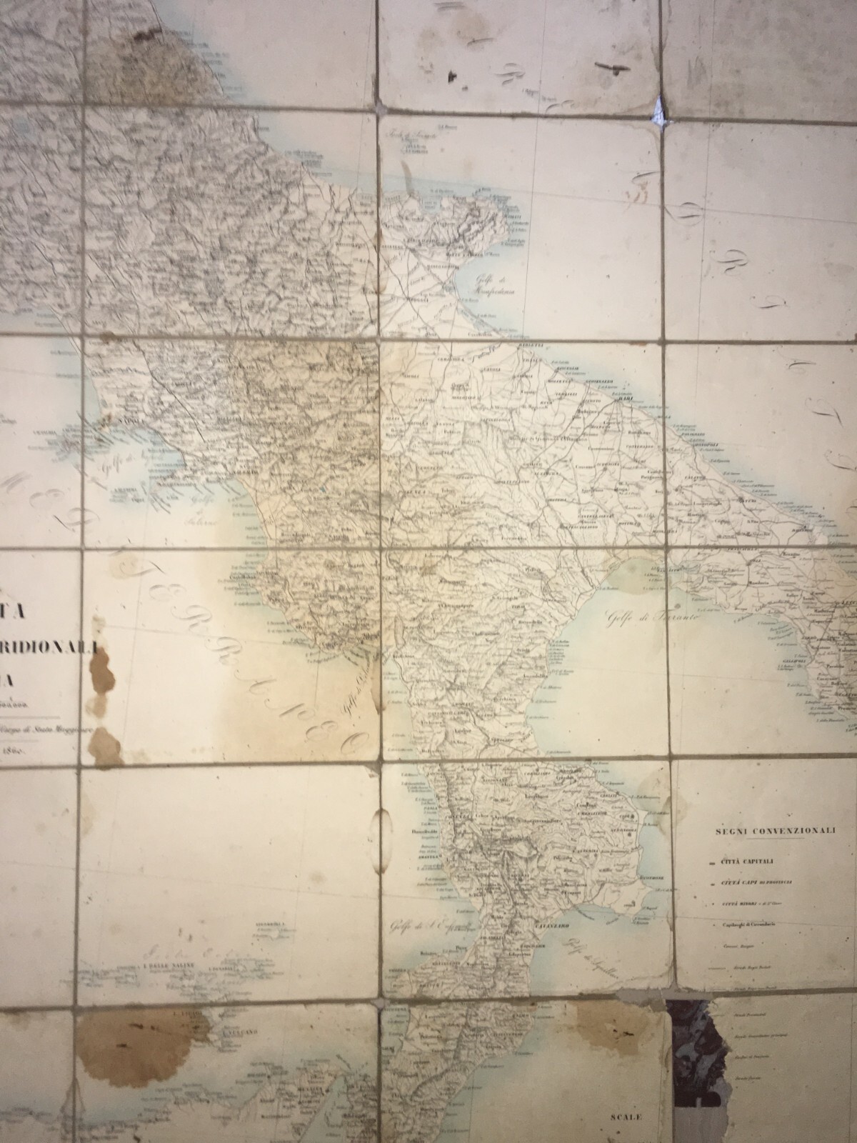 Antica Cartografia Meridione: Campania, Calabria, Puglia, Abruzzo, Molise, Sicilia