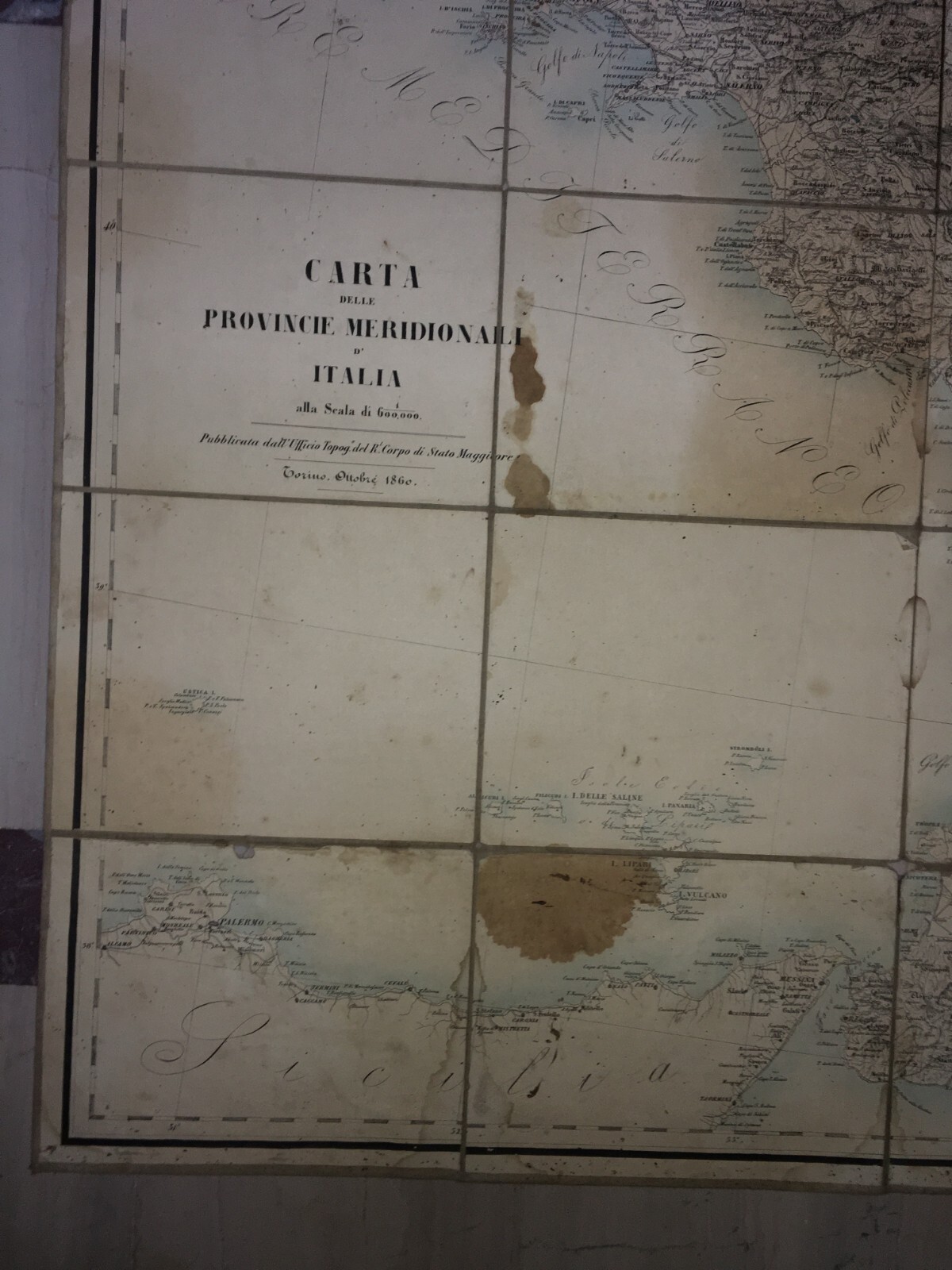 Antica Cartografia Meridione: Campania, Calabria, Puglia, Abruzzo, Molise, Sicilia