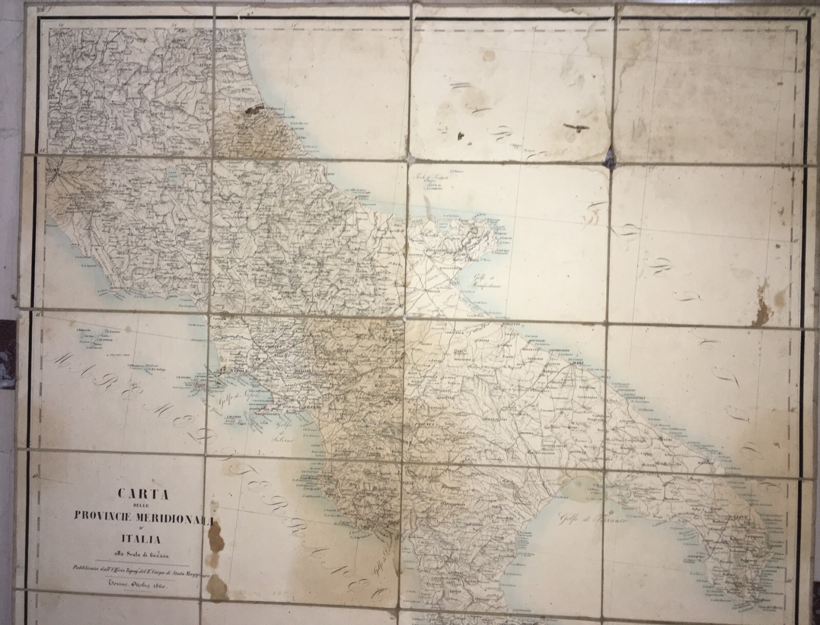 Antica Cartografia Meridione: Campania, Calabria, Puglia, Abruzzo, Molise, Sicilia
