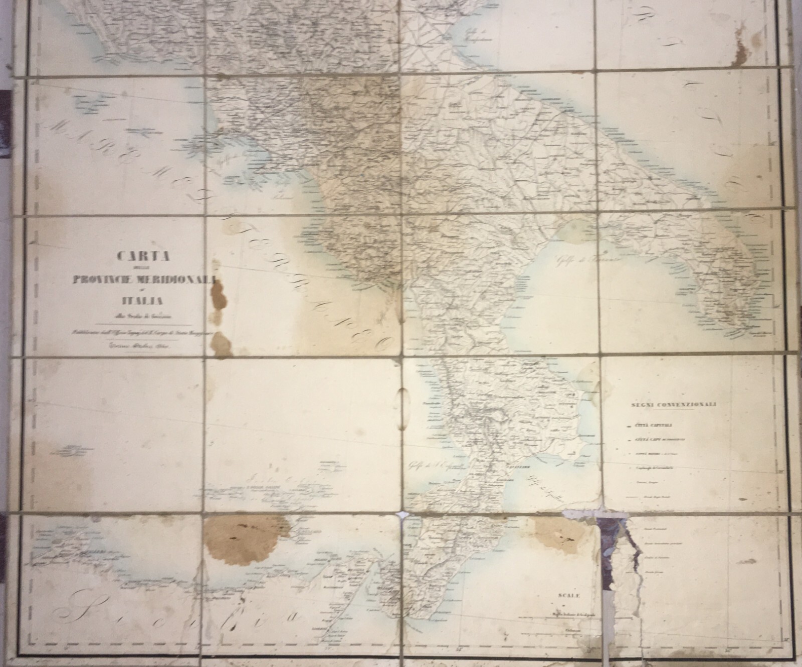 Antica Cartografia Meridione: Campania, Calabria, Puglia, Abruzzo, Molise, Sicilia
