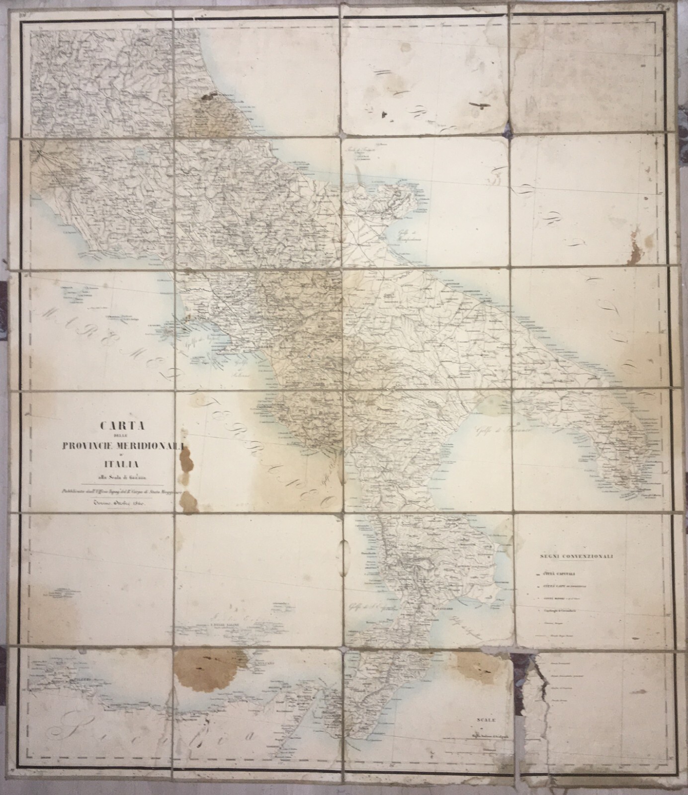 Antica Cartografia Meridione: Campania, Calabria, Puglia, Abruzzo, Molise, Sicilia