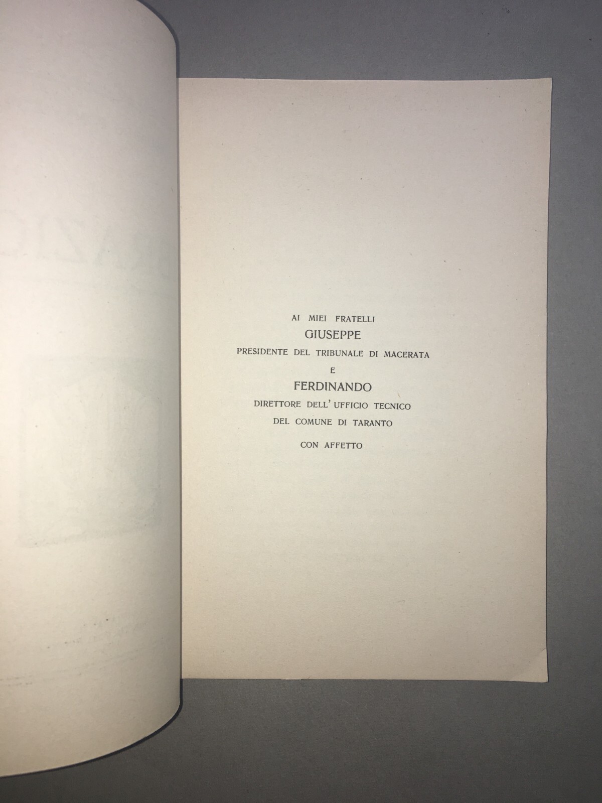 Eduardo Bonavolta, Vibrazioni. Taranto, 1933. Letteratura, Teatro E Militaria.