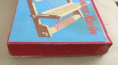 Tessuti, Tessitura, Telaio Karin   Eitorfer Webrahmen   Scatola Con Modellino In Legno