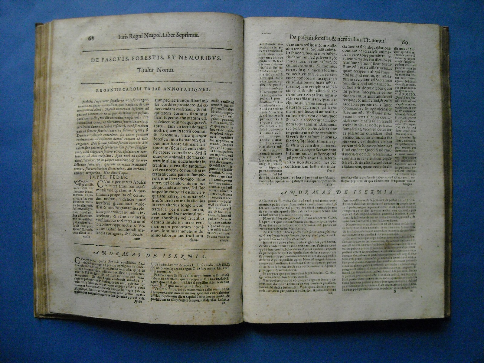 Campania, Giuridica: Prammatiche Napoletane, Tapia, Edizione 1643, Legatura In Pergamena