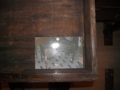 Antica Scrivania In Legno Massello Da Restaurare
