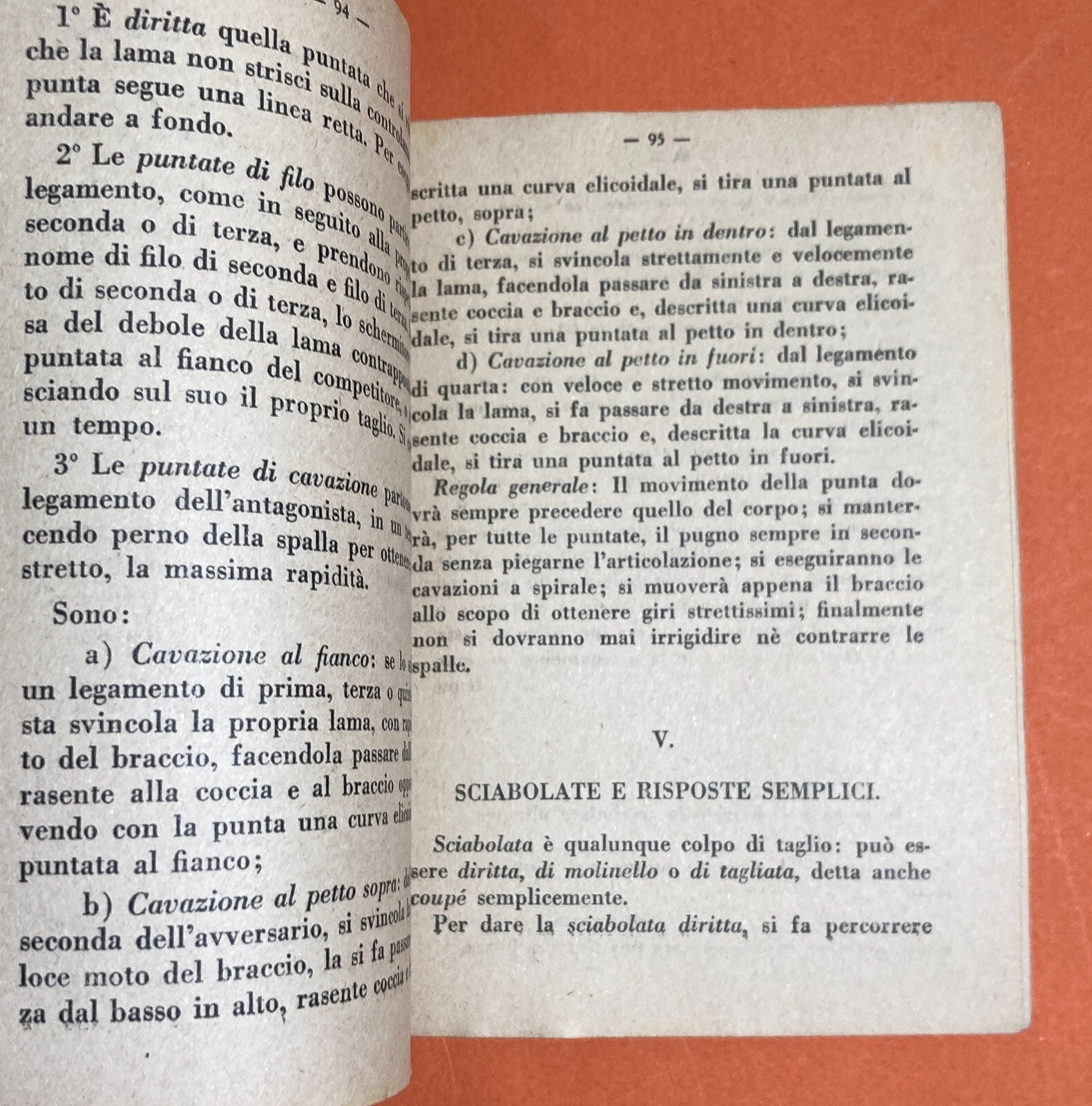 Sport: Scherma, Spada E Sciabola. Edizione d'Epoca Illustrata. Milano, Gloriosa.