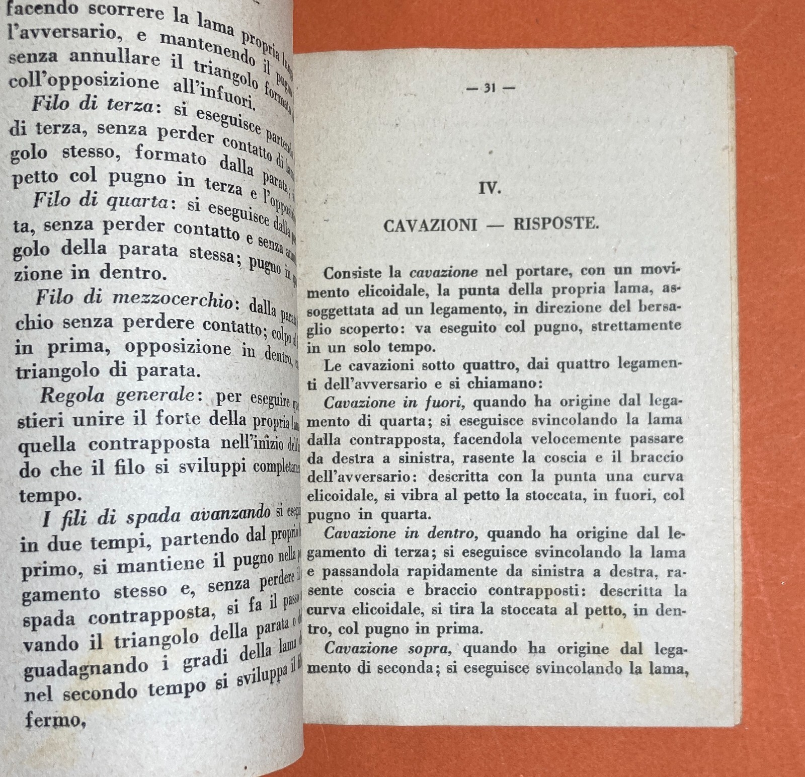 Sport: Scherma, Spada E Sciabola. Edizione d'Epoca Illustrata. Milano, Gloriosa.