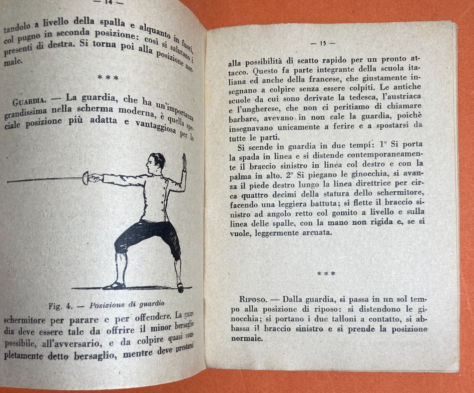 Sport: Scherma, Spada E Sciabola. Edizione d'Epoca Illustrata. Milano, Gloriosa.