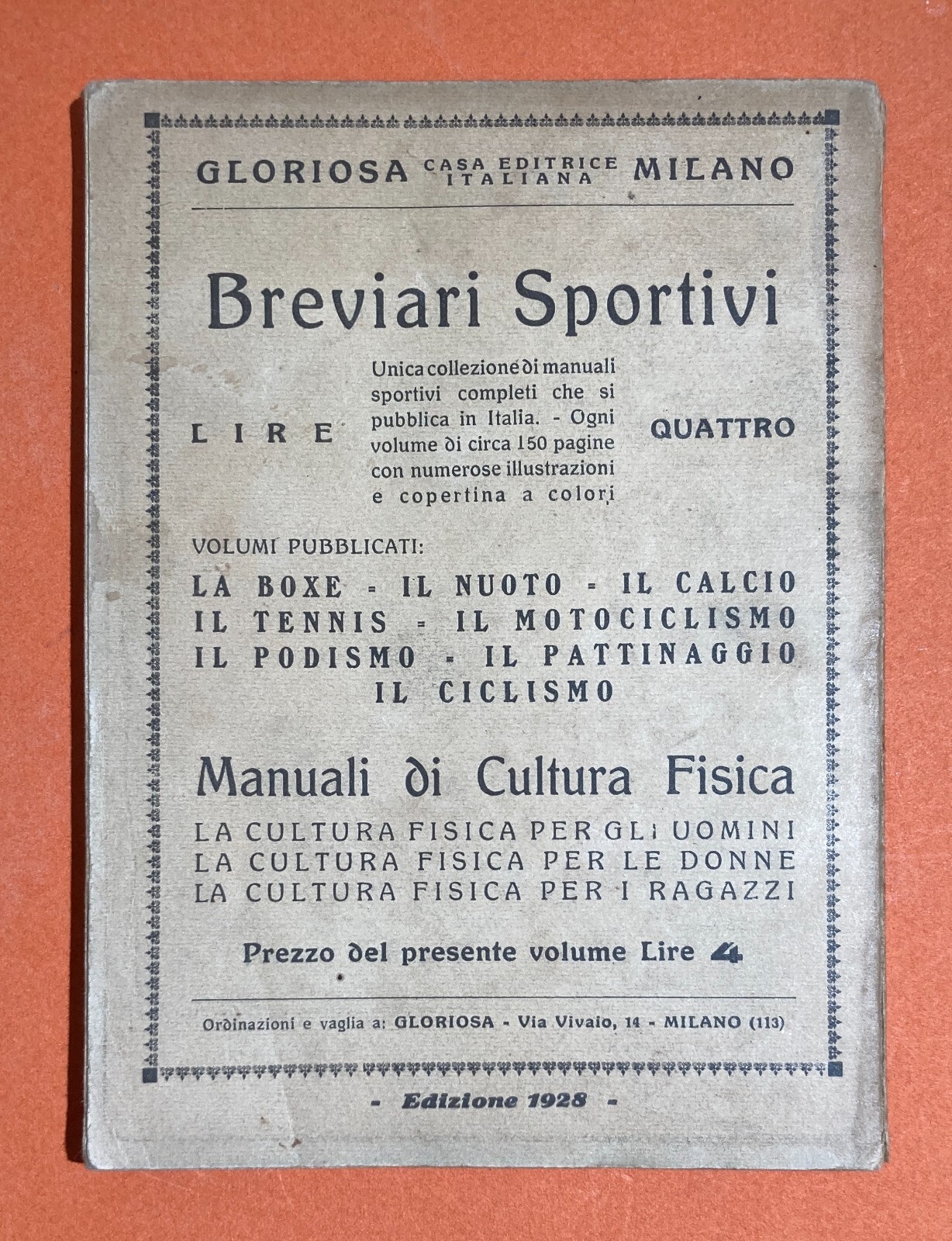 Sport: Scherma, Spada E Sciabola. Edizione d'Epoca Illustrata. Milano, Gloriosa.