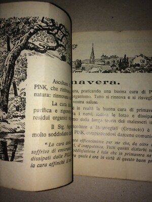 Chiromanzia, Lettura Della Mano, Medicina, Farmacia, Pillole Pink, Pubblicitario, 1934