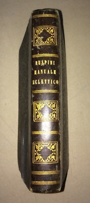 Manuale Eclettico Di Rimedi Nuovi   Giovanni Ruspini (1860)