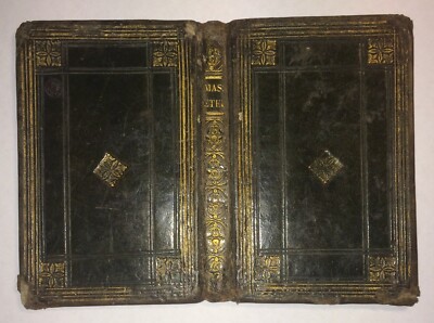 Bibliofilia, Libri Antichi: Antica Legatura In Pelle Dell'Ottocento