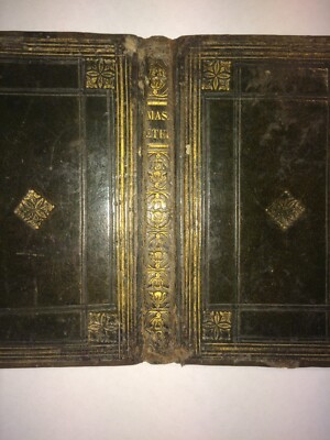 Bibliofilia, Libri Antichi: Antica Legatura In Pelle Dell'Ottocento