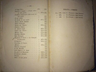 Civitanova Del Sannio. Florindo Battista, Componimenti Vari. Antica Edizione, 1879
