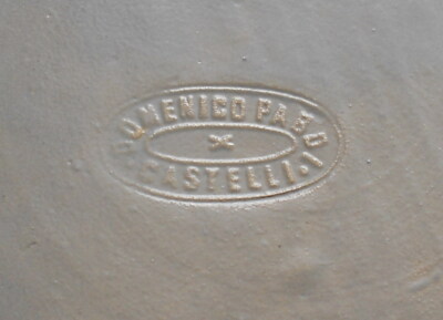 Antica Ceramica Popolare Abruzzese   Domenico Pardi   Castelli   Piatto Da Collezione