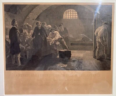 Veneto, Pace di Villafranca, Incisione di Francesco di Bartolo e Nicola Parisi, 1867
