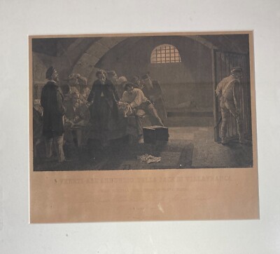 Veneto, Pace Di Villafranca, Incisione Di Francesco Di Bartolo E Nicola Parisi, 1867