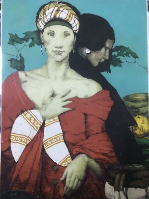 Goffredo Civitarese (attr.): Exotic Women, Orientalist Graphic Work