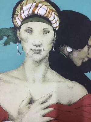 Goffredo Civitarese (attr.): Exotic Women, Orientalist Graphic Work