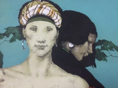 Goffredo Civitarese (attr.): Exotic Women, Orientalist Graphic Work