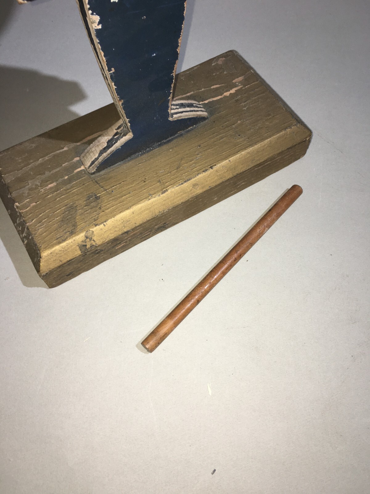 Scultura Futurista In Legno Di Trombettiere, Ambito Fortunato Depero