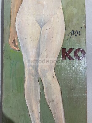 Arte, Moda E Intimo Femminile: Pannello Dipinto Di Angelo Collarin