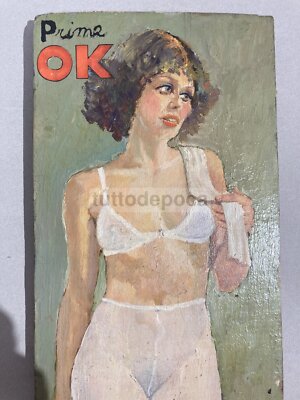 Arte, Moda E Intimo Femminile: Pannello Dipinto Di Angelo Collarin