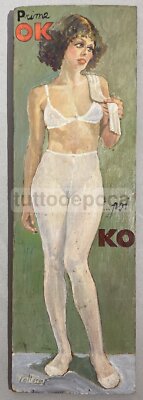 Arte, Moda E Intimo Femminile: Pannello Dipinto Di Angelo Collarin