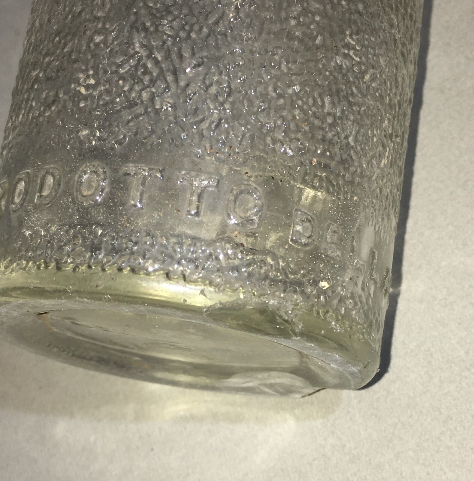 Sicilia, Trinacria, Messina: Bottiglia Pubblicitaria Birra Messina Da Collezione d'Epoca