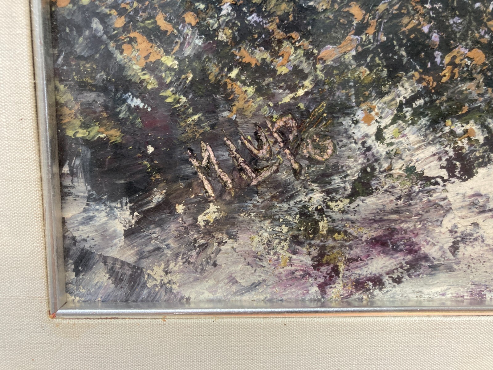 Colloquio Coi Gabbiani. Dipinto Di Mario Lupo, 1970