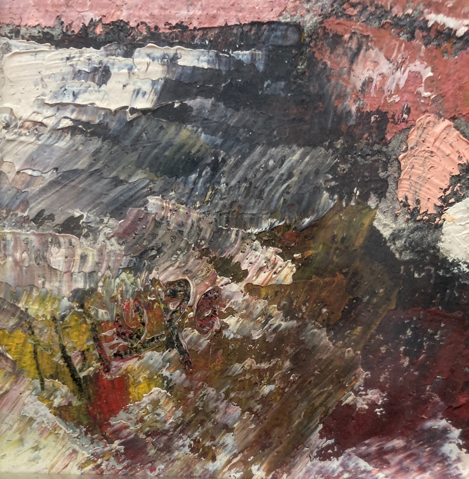 Mario Lupo, Donne In Attesa (1970)   Pittura A Olio Su Tela