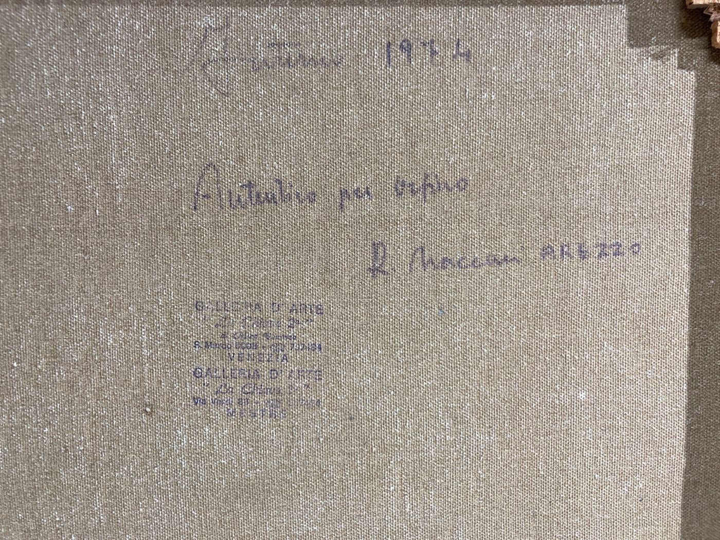 Roberto Naccari   Veduta d'Interno Con Radio (1974)
